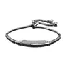 Pulsera de Zirconia Popular en Transmisiones en Vivo Europeas y Americanas para Mujer Moda Transfronteriza Simple Elegante Pulsera Elástica Lujo Pulsera Cubo de Azúcar