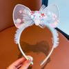 Diadema para el cabello de niños Lindo Dibujo Animado Sanrio Tocado Lazo Exquisito Lentejuelas Súper Lindas Orejas Grandes Accesorios para el Cabello de Niñas
