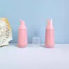 Em Estoque Frasco Espumador Cônico Rosa Mousse para Pet com Fundo Curvo, Frasco Espumador para Limpeza Facial 60ml/100ml, Frasco Recarregável