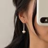 Elegantes Aretes de Corazón con Borlas para Mujer, Cadena Sencilla Versátiles Creativos Estilo Nuevo, Accesorios para Orejas de Nicho de Moda