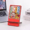 Suporte Criativo de Madeira para Celular Universal Base de Celular Mini Portátil Suporte de Mesa Lembrança de Viagem