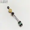 Rope Teñido a Mano Estilo Chino Cheongsam Traje Tang Disfraz Han Botón a Presión Colgante para Mujer Retro Guofeng Colgante Colgante Accesorios para Ropa Botón