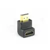 Adaptador HD HDMI um macho um fêmea cotovelo HDMI 90 graus adaptador de extensão HDMI macho para fêmea