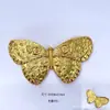 Broche borboleta de hardware de nicho de luxo leve, acessórios de vestuário, acessórios decorativos de metal