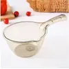 Directamente del fabricante: Cuchara de Agua de Plástico Transparente, Engrosada, de Mango Largo, Fondo Plano, Duradera para Uso Diario en Cocina y Hogar