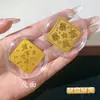 Shuibei Princesa Dorada Atrae Riqueza Oro Puro 999 Tesoro de Riqueza Papel Dinero Atracción Lámina de Oro Regalo