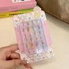 Pegatinas para Uñas Infantiles Niña Autoadhesivas Dibujos Animados Lindas Princesa Pegatinas para Dedos No Tóxicas e Inodoras Pegatinas para Uñas