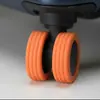 Ruedas para carrito de equipaje Cubierta de rueda para maleta Reducir ruido de rueda Maleta Cubierta protectora de silicona para rueda