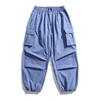 Pantalones Funcionales Estilo Japonés Ru Meng para Exteriores con Bolsillos Grandes y Cordón para Hombres y Mujeres Absorción de Humedad Secado Rápido Costura Elástica en Cuatro Direcciones Pantalones Deportivos