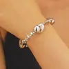 Corrente de Clavícula Assimétrica de Pérola de Imitação Europeia e Americana para Mulheres Liga de Bronze Barroca Geométrica Cascalho Design Simples Colar Ins