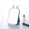Espejo de Maquillaje de Escritorio Espejo Grande para Vestidor Espejo Portátil Plegable de Escritorio Espejo de Princesa Espejo de Orejas de Conejo de Dibujos Animados Espejo de Moda Simple