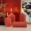 Amapola DIY Resina de Cristal Espejo de Velas Forma de Cono Cilíndrico Molde de Silicona Fabricante Mayorista