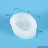 Molde de Yeso para Ampliación de Jabón DIY Goteo Monocole Serie Gato Molde de Silicona Líquida para Velas de Aromaterapia Adorno