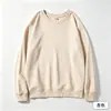 Moletom Crewneck Pesado 300g Plus Size Malha Loopback Roupas de Trabalho Uniforme de Classe Pulôver Multicor Manga Longa Masculino Personalizado