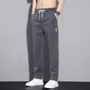 Pantalones Casuales de Nuevo Estilo Primavera Verano 2026 para Hombre, Pantalones Deportivos de Trabajo Rectos Holgados, Pantalones Largos de Primavera con Cintura Elástica para Hombre