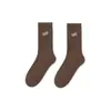 Calcetines de media pantorrilla para hombre para primavera y verano, resistentes al olor y absorbentes del sudor, calcetines largos deportivos para hombre, Fábrica de origen de Zhuji