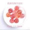 Colgante de Ágata Rosa de Sal Rosa Amuleto Pixiu Pulsera de Conejo y Melocotón para Mujer Novedad de Verano