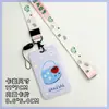 Estuche Deslizante para Tarjetas de ABS Dibujos Animados Estudiante Tarjeta de Campus Bolsa para Tarjeta de Comida Estuche Protector Original para Hombres y Mujeres Venta al por Mayor para Colgar del Cuello