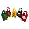 Linda Mini Bolso de Nochebuena Bolsa de Fieltro Bolsa de Regalo Empaque de Dulces Paz Fruta Bolsa Publicitaria de Regalo