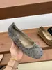 Primer Encuentro Zapatos de Noche para Aumentar la Altura Otoño 2026 Otoño Coreano Retro Lunares Lazo Punta Cuadrada Poco Profundos Zapatos de Ballet