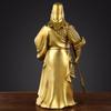 Estátua de Bronze de Guan Gong, Figura de Artes Marciais em Bronze, Estátua de Adoração para Sala de Estar, Guan Yu, o Santo das Artes Marciais, Estátua de Guan Gong para Abertura de Negócios