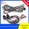 Cabo de terminal de silicone macio especial para robô personalizado, cabo de terminal de codificação de motor JST, cabo de terminal de módulo de botão Sm2.5