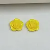 Popular Transfronterizo Colorido Resina Flor Rosa Accesorios Hecho a Mano DIY Accesorios Decoración Teléfono Móvil Venta al por Mayor