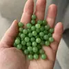 Cuentas de porcelana de imitación jade de 8 mm de color natural DIY, cuentas de vidrio, cuentas sueltas hechas a mano, cuentas esmaltadas, cuentas espaciadoras, pulsera, collar, joyería