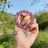 Pulseira Princesa Fofa Cor de Doce para Melhores Amigas, Pulseiras de Contas para Crianças, Doce e Sofisticada, Bijuterias Versáteis para Barracas