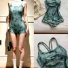 Duende del Bosque Traje de Baño Enterizo Floral de Alta Gama para Mujer con Tirantes Finos Adelgazante que Favorece la Figura Traje de Baño para Entrenamiento y Competición Mujeres