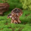 Figurinhas realistas de resina de lingzhi artificial, decorações de plantas de casa em miniatura e acessórios de paisagismo com musgo para paisagens em miniatura