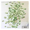 Joias de unha mistas atacado tamanho grande pequeno vidro cor champanhe aurora diamante formato especial acessório de unha diy