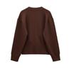 Otoño 2025 Nuevo Moda Callejera Europea y Americana para Mujer Color Sólido Cuello en V Cárdigan Tejido W08 26246