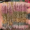 Suministro directo de fábrica cuentas pequeñas de corte cristalino degradado accesorios para joyería DIY cuentas redondas facetadas productos semiacabados venta al por mayor