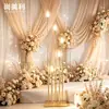 Adereços de Casamento Guia de Caminho Ferro Eletrogalvanizado Dourado Luzes Guia de Caminho Salão de Casamento Palco Layout do Local Adereços e Decorações