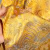 Estilo Chino Año del Dragón Brocado Patrón de Dragón Dorado Tótem Tejido Jacquard Dragón Tesoro Traje Tang Ropa Dinastía Han Tejido de Diseñador