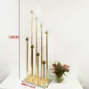 Ornamentos de Castiçal em Estilo Europeu, Decorações de Casamento, Decorações de Mesa Românticas de Luxo Leve, Castiçais de Casamento, Guias de Caminho, Transfronteiriço