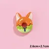 Ventas Directas de Fábrica Animales Pequeños Locos Conejo Oficial de Policía Set Accesorios de Resina DIY Pegamento de Crema Charms para Crocs Gomas para el Cabello