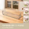 Caja de Almacenamiento de Escritorio Transparente Tipo Cajón Estante de Almacenamiento para Papelería de Oficina Caja de Almacenamiento para Cosméticos Engrosada y Apilable