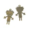 Accesorios para Joyería DIY Transfronterizos al por Mayor Colgantes Retro para Niño y Niña Collares Hechos a Mano Llaveros Colgantes de Aleación