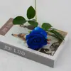 Rosas Artificiales de Terciopelo para Decoraciones de Boda, Flores Falsas, Rosas Búlgaras Transfronterizas, Flores Artificiales para el Día de San Valentín al por Mayor