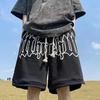 2024 Shorts novos europeus e americanos verão masculino e feminino basquete retrô casual solto marca de moda de rua shorts esportivos
