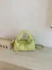 Bolso de mano nuevo de moda con lazo transfronterizo para mujer, versión coreana estilo ins de bolsa de albóndiga para salir, bolso de hombro cruzado único