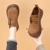 Sapatos Loafers Retro de Solado Grosso para Mulheres 2025 Outono Novo Estilo Pequenos de Solado Macio Aumentadores de Altura Casuais para o Dia a Dia Birkenstock