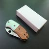 Suministro Directo de Fábrica Cuchillo para Exteriores Autodefensa Cuchillo Plegable Mini Portátil Cuchillo con Mango de Madera Mantis Cuchillo Llavero Multifuncional