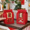Caja de embalaje de dulces y galletas de Año Nuevo, horneado, crujiente de copo de nieve, toffee enrollado de res, fruta, Año del Dragón, festival de primavera, Productos de Año Nuevo, caja de regalo
