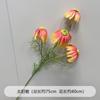 Boda Flores Artificiales Naranja Flores de Seda Boda Naranja Material de Flores Fondo de Pared Mesa Guía de Camino Arte Floral Decorativo