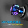 Acessórios de Modificação para Veículos Elétricos de Motocicleta Tampa Colorida Titânio para Cabeça de Chave Tampa de Chave para Scooter Decoração de Chaveiro Personalizada