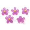 Pacote de Materiais para Pulseira Colar Artesanal DIY Contas Grandes Florais Cor Gelatina Acrílica Bordadas à Mão Acessórios de Joia