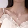 Colar simples e versátil estilo chinês com um design único, adequado para o trajeto diário, acessório de pingente trançado popular de 2026